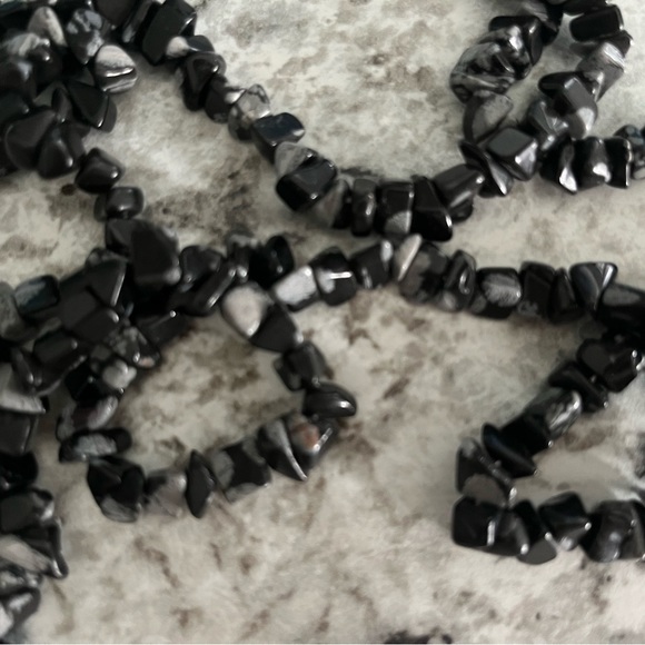 3 Vintage Crystal Chip Necklaces - Picture 7 of 9